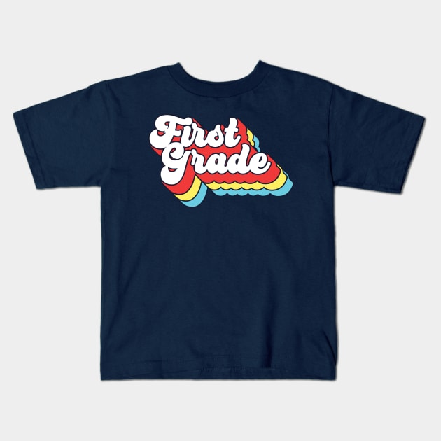 First Grade Kids T-Shirt by Bacon Loves Tomato